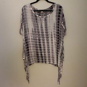 Miami Tie-Dye Short-Sleeve Top